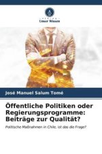 Öffentliche Politiken oder Regierungsprogramme: Beiträge zur Qualität?