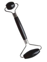 Rouleau de Massage en Obsidienne noire