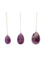 Œufs de Yoni en Améthyste Assortiment de 3