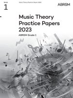 Music Theory Practice Papers 2023, ABRSM Grade 1 (Paperback, Book)