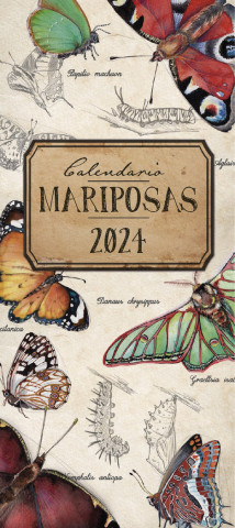 CALENDARIO 2024 ILUSTRADO MARIPOSAS