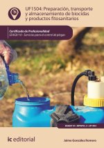 PREPARACION TRANSPORTE Y ALMACENAMIENTO DE BIOCIDAS Y PRODU