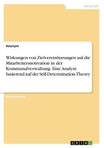 Wirkungen von Zielvereinbarungen auf die Mitarbeitermotivation in der Kommunalverwaltung. Eine Analyse basierend auf der Self-Determination-Theory