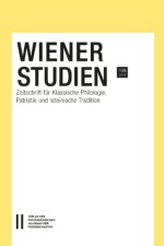 Wiener Studien - Zeitschrift für Klassische Philologie, Patristik und lateinische Tradition, Band 136/2023