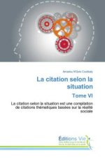 La citation selon la situation Tome VI