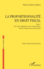 La proportionnalité en droit fiscal