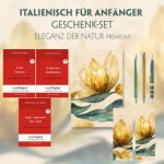 Italienisch für Anfänger Geschenkset - 3 Bücher (mit Audio-Online) + Eleganz der Natur Schreibset Premium, m. 3 Beilage, m. 3 Buch