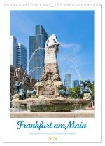 Frankfurt am Main - Impressionen aus der Finanzmetropole (Wandkalender 2024 DIN A3 hoch), CALVENDO Monatskalender