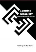 Centring Disability – An Epistemological Reversal