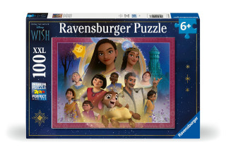 Ravensburger Kinderpuzzle 12001048 - Das Reich der Wďż˝nsche - 100 Teile XXL Disney Wish Puzzle fďż˝r Kinder ab 6 Jahren