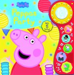 Peppa Pig - Peppas Party - Soundbuch mit Lichteffekt - interaktives Pappbilderbuch mit leuchtendem Kristall-Licht und je 5 zauberhaften Geräuschen und