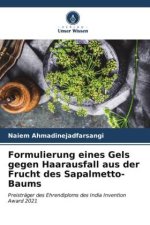 Formulierung eines Gels gegen Haarausfall aus der Frucht des Sapalmetto-Baums