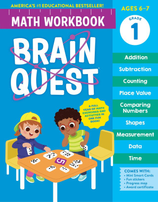 BRAIN QUEST MATH WORKBK 1ST GRADE