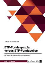 ETF-Fondssparplan versus ETF-Fondspolice. Steuerliche Wirkungsanalyse für private Anleger