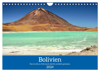 Bolivien - Eine Wanderreise (Wandkalender 2024 DIN A4 quer), CALVENDO Monatskalender