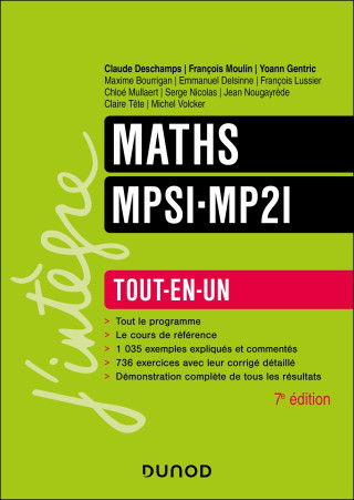 Maths MPSI-MP2I - 7e éd.
