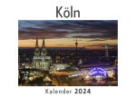 Köln (Wandkalender 2024, Kalender DIN A4 quer, Monatskalender im Querformat mit Kalendarium, Das perfekte Geschenk)