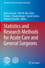 Statistics and Research Methods for Acute Care and General Surgeons