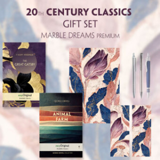 20th Century Classics Books-Set (with audio-online) Readable Classics Geschenkset + Marmorträume Schreibset Premium, m. 2 Beilage, m. 2 Buch