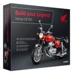 Honda CB 750 Build your Legend, Metall Modellbausatz im Maßstab 1:24, inkl. Soundmodul und 68-seitigem Begleitbuch