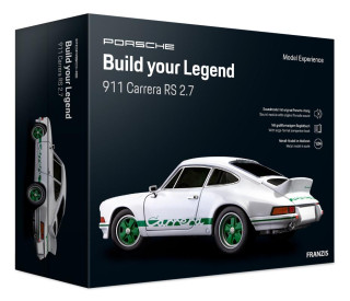 Porsche 911 Carrera RS 2.7 Build Your Legend | Metall-Modellbausatz im Maßstab 1:24, inkl. Soundmodul und 72-seitigem Begleitbuch (Zabawka)