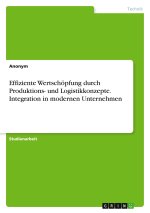 Effiziente Wertschöpfung durch Produktions- und Logistikkonzepte. Integration in modernen Unternehmen