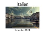 Italien (Wandkalender 2024, Kalender DIN A4 quer, Monatskalender im Querformat mit Kalendarium, Das perfekte Geschenk)
