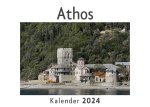 Athos (Wandkalender 2024, Kalender DIN A4 quer, Monatskalender im Querformat mit Kalendarium, Das perfekte Geschenk)