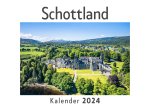 Schottland (Wandkalender 2024, Kalender DIN A4 quer, Monatskalender im Querformat mit Kalendarium, Das perfekte Geschenk)