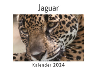 Jaguar (Wandkalender 2024, Kalender DIN A4 quer, Monatskalender im Querformat mit Kalendarium, Das perfekte Geschenk)