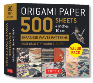 Origami Paper 500 sheets Japanese Waves Patterns 4