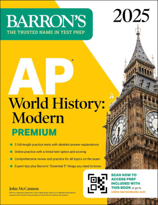 AP World History: Modern Premium 2025: 5 Practice Tests + Comprehensive Review + Online Practice