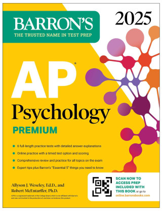 AP Psychology Premium, 2025: 6 Practice Tests + Comprehensive Review + Online Practice