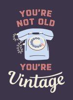 YOURE NOT OLD YOURE VINTAGE