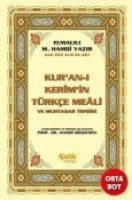 Kuran-i Kerimin Yüce Meali 2 Renk Bilgisayar Hatli Orta Boy, Ciltli