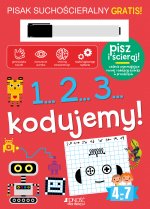 1...2...3... kodujemy! Książka z pisakiem suchościeralnym