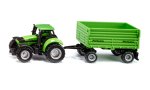 Traktor DEUTZ-FAHR z przyczepą 2-osiową Fortuna