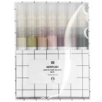 Acrylini Marker Set Earthy Colours, 7 Farben