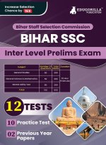 BSSC Inter Level Prelims Exam Book 2023 (English Edition) | Bihar Staff Selection Commission | 10 Practice Tests and 2 Previous Year Papers ( 1800+ So