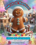 Dulces de Navidad | Libro de colorear | Dibujos de deliciosos dulces para disfrutar de las mágicas fiestas navide?as