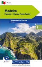Madeira, Funchal, Outdoorkarte 1:40'000