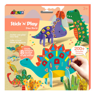 Zestaw kreatywny Stick "N" Play ďż˝wiat dinozaurďż˝w