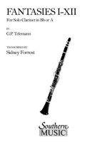 FANTASIES I-XII              SOLO CLARINET