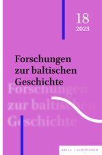 Forschungen zur baltischen Geschichte