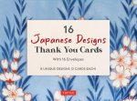 16 Japanese Designs Thank You Cards