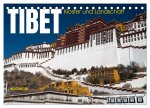 Tibet - Kloster und Landschaft (Tischkalender 2024 DIN A5 quer), CALVENDO Monatskalender