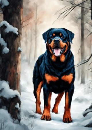 Rottweiler Hund Notizbuch Rottie Journal Tagebuch Geschenkbuch mit 55 Zitaten Leben und Hundeliebe Süßes Geschenk Geburtstag Weihnachten zum Wichteln