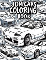JDM Legends Japanese Cars Coloring Book for Car Lovers