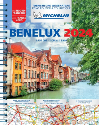 Atlas routier&touristique Benelux 2024