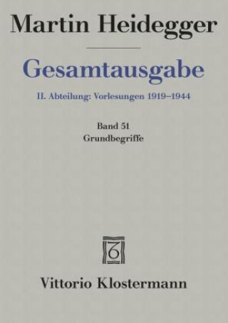 2. Abt: Vorlesungen / Grundbegriffe (Sommersemester 1941)